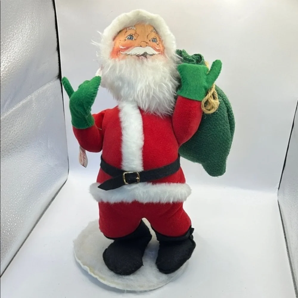 Vintage Annalee Santa with his sack